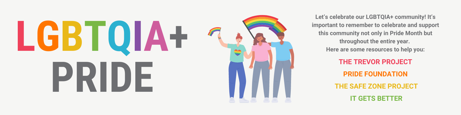 LGBTQ+ template for LinkedIn Banner