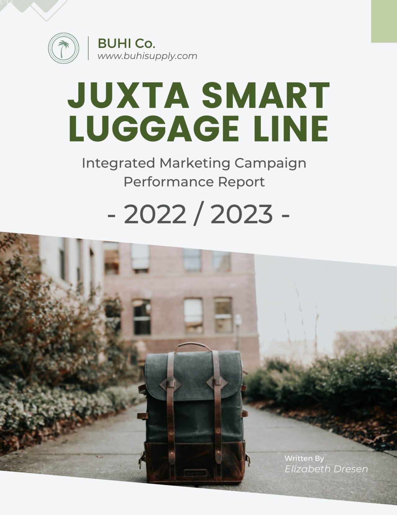 Buhi Juxta Smart Luggage Line IMC performance report